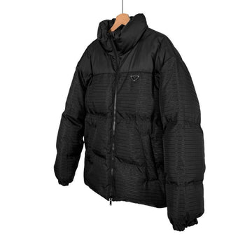 Prada Men's Mid-Length Re-nylon Reversible Down Padding Jacket Black 154068754