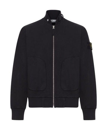STONE ISLAND Fleece-Track-Jacke 156726046