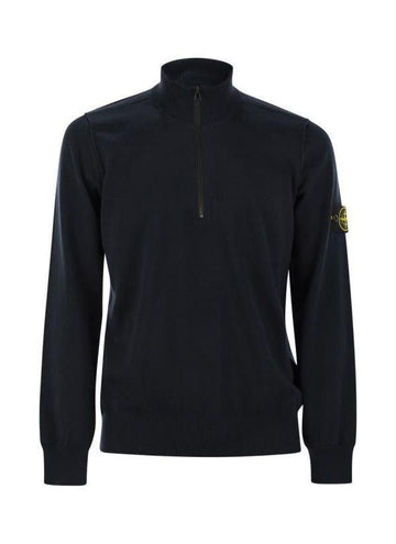 STONE ISLAND 5100063 Soft Cotton Half Zip Sweatshirt K1S15 5100063 S00B2 V0020 156726205