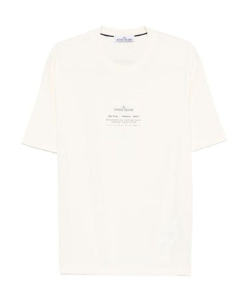 STONE ISLAND 2100001 Baumwoll-Jersey T-Shirt Organic Kurzarm 156726299