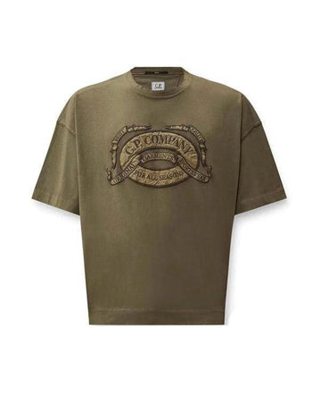 CP Company Logo Short Sleeve Boxy T-Shirt 156727382