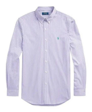 Polo Ralph Lauren Embroidered Stripe Cotton Shirt 156727706