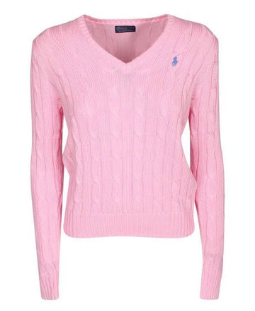 Polo Ralph Lauren Pony Logo Embroidered Pima Cotton V-Neck Knit 156728313