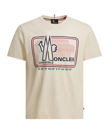 Moncler Cotton Blend Logo T-Shirt 156730092