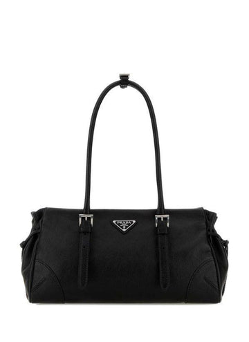 PRADA Medium Glazed Leather Tote Bag 156730530