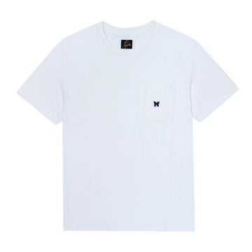 NEEDLES Herren T-Shirt mit kurzem Arm A-White 151104308