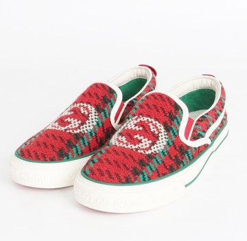 Gucci Tennis 1977 Slip-On Red 5.5(245) 156927186
