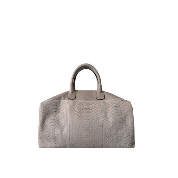 BRUNELLO CUCINELLI Pythontasche Boston Tasche Keepall 40 Grau 156930195