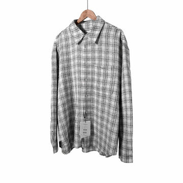 Wooyoungmi Tweed Check Shirt White 52 25SS W251SH01831W 156930200