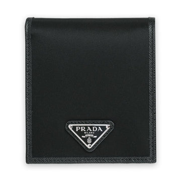 PRADA ディモント メンズ トライアングルロゴ リナイロン 二つ折り財布（ブラック） 2MO738 2DMH F0002 132699663