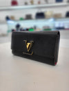 LOUIS VUITTON カプシン トリュフレザー ウォレット 長財布 M61248 156932628 [P]