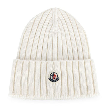 Moncler Logo Patch Knit Beanie 152226968