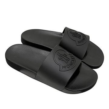 MONCLER BASILE Logo Gummi-Sandalen (4C00040 M2999 999) 156933179