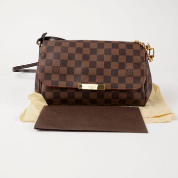 Louis Vuitton Favorite MM Damier Ebene Canvas Crossbody Bag 156584007
