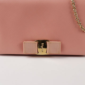 SALVATORE FERRAGAMO バラ チェーン 財布 クロスバッグ 156905413
