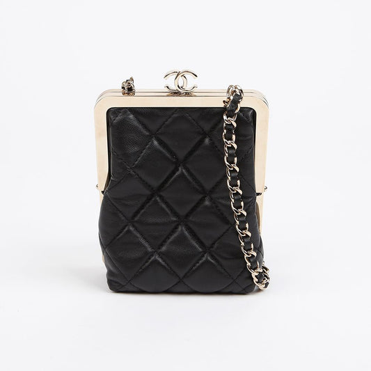 CHANEL Mini Clutch Chain Schulter Umhängetasche 156276814