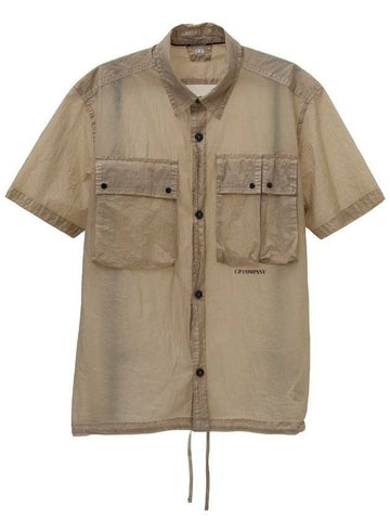 CP COMPANY マイクロウィーブ レタリング ロゴ 半袖 シャツ 133021626