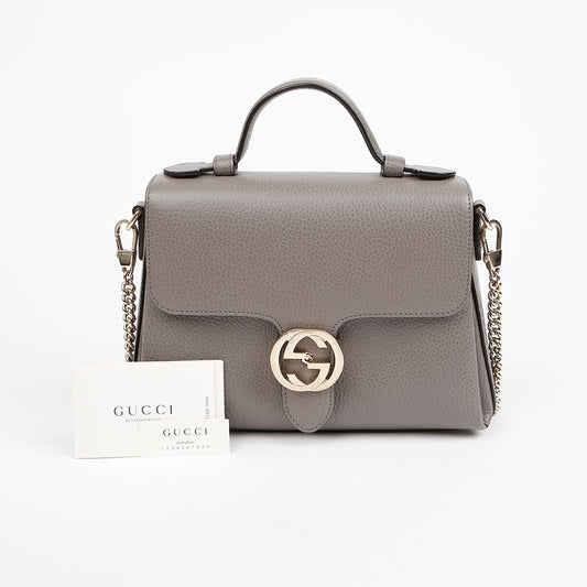 GUCCI インターロッキング トップ ハンドル トート ショルダーバッグ 510302 156485534 [P]