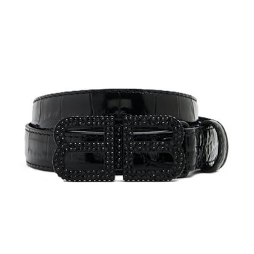 Balenciaga Rhinestone Detail BB HOURGLASS Belt 156935659