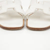 Hermes Oran Sandals Calfskin White 156724908 [P]