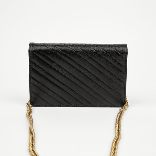 BALENCIAGA ロゴチェーン財布クロスバッグ 156792683 [P]