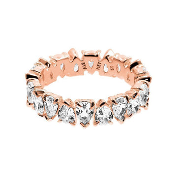 Pandora Ring Red Velvet Sparkling Alternating Women's Ring 183021C01 123431183