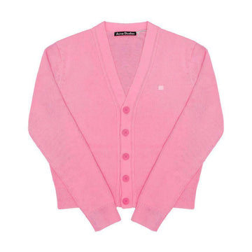 Acne Studios Cardigan C60104 Cameo Pink Face Logo Patch 131388505