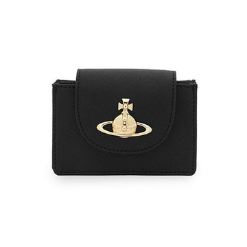 Vivienne Westwood Wallet S0021 N402 Saffiano Flap Women's Card Holder 134271507