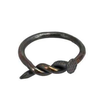 GUIDI Ring G-AN38 Brushed Silver Ring 142558625