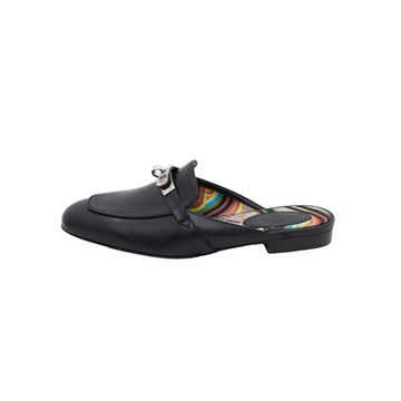 Hermes Kelly Silver Buckle Oz Women's Mule Slippers 75969875 156939876