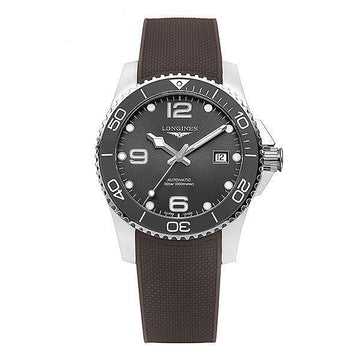 Longines Hydroconquest Ceramic Men's Rubber Watch L3.781.4.76.9 41211793