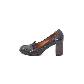 Chloe Black Leather Shoes kk66736944 156939957