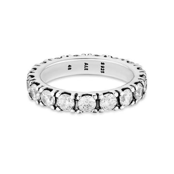 PANDORA スパークリング ロウ イターニティ シルバー レディースリング 190050C01 45606545