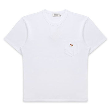 MAISON KITSUNE Kurzarmshirt Profil Fox Patch Pocket Herren T-Shirt GM00116KJ0008 P100 54757435