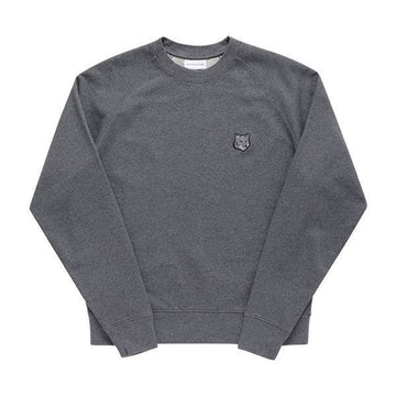 Maison Kitsune Men's Sweatshirt with Bold Fox Head Patch 75195237