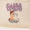 Ganni Large Shopper Bag with Pony Print 156942065 [P]