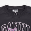 GANNI ラズベリー クルーネック トレーナー 156942099 [P]