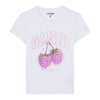 Ganni Raspberry Babyfit Tee 156942112 [P]