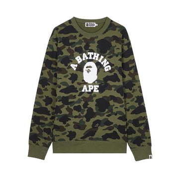 BAPE 001SWM301009MGRN SS26 メンズ ファースト カモ トレーナー 156942120