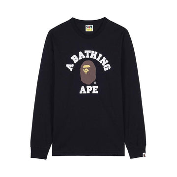 BAPE Men's College Long Sleeve T-Shirt 156942139