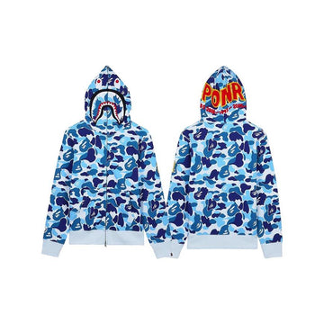 BAPE Shark Full Zip-Up in ABC Camo 156942144