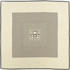 totes Centered Monogram Silk Scarf 151334376 [P]