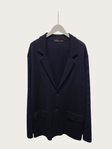 LOUIS VUITTON モノグラム ニット ウール ブレザー ジャケット 156954923