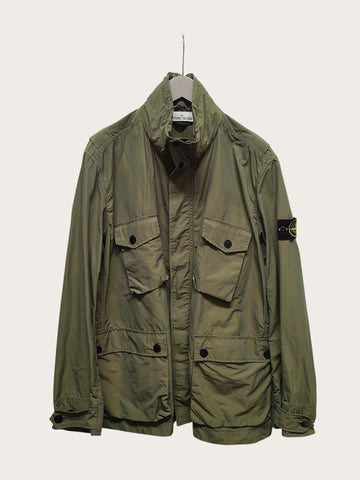 STONE ISLAND Mikro-Labs Feldjacke mit Waffen-Patch in Khaki 156955435