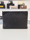 Goyard Sena GM Clutch Bag Black Tan APMSENAT2 156955951 [P]