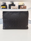 Goyard Sena GM Clutch Bag Black Tan APMSENAT2 156955951 [P]