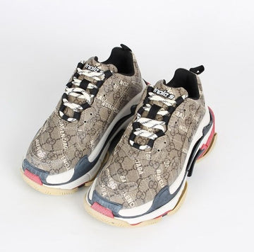 GUCCI エボニー トリプル S スニーカー 36(230) 156956247