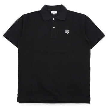 Maison Kitsune Men's Fox Head Comfort PK Short Sleeve (Black) PM00210KP0001 P199 152779620