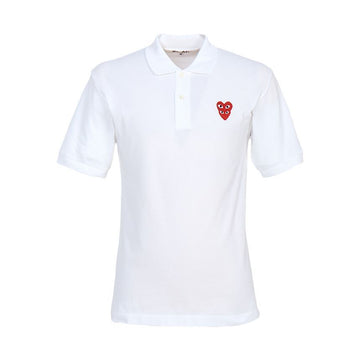 COMME DES GARCONS Doppelpatch-Kragenshirt für Herren mit kurzen Ärmeln AX T290 051 2 156957023