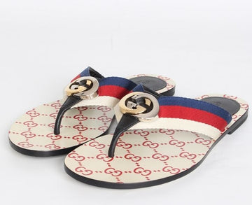GUCCI Flip-Flops Sandalen Beige 37(240) 156957027